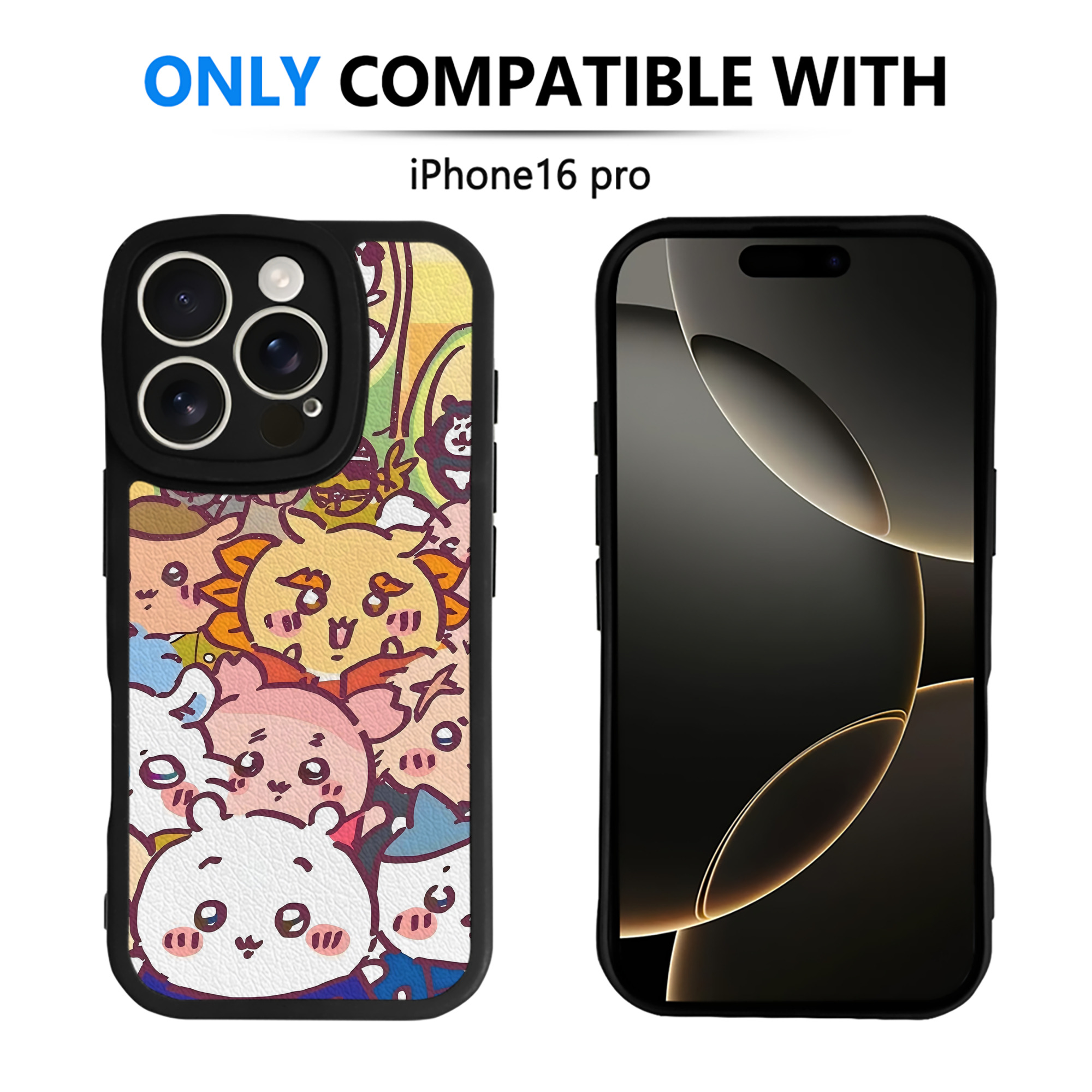 （画像用） ちいかわ Chii-kawa 【iPhone 16シリーズ対応】シリコンスマホケース（レザー調） 材質：シリコン